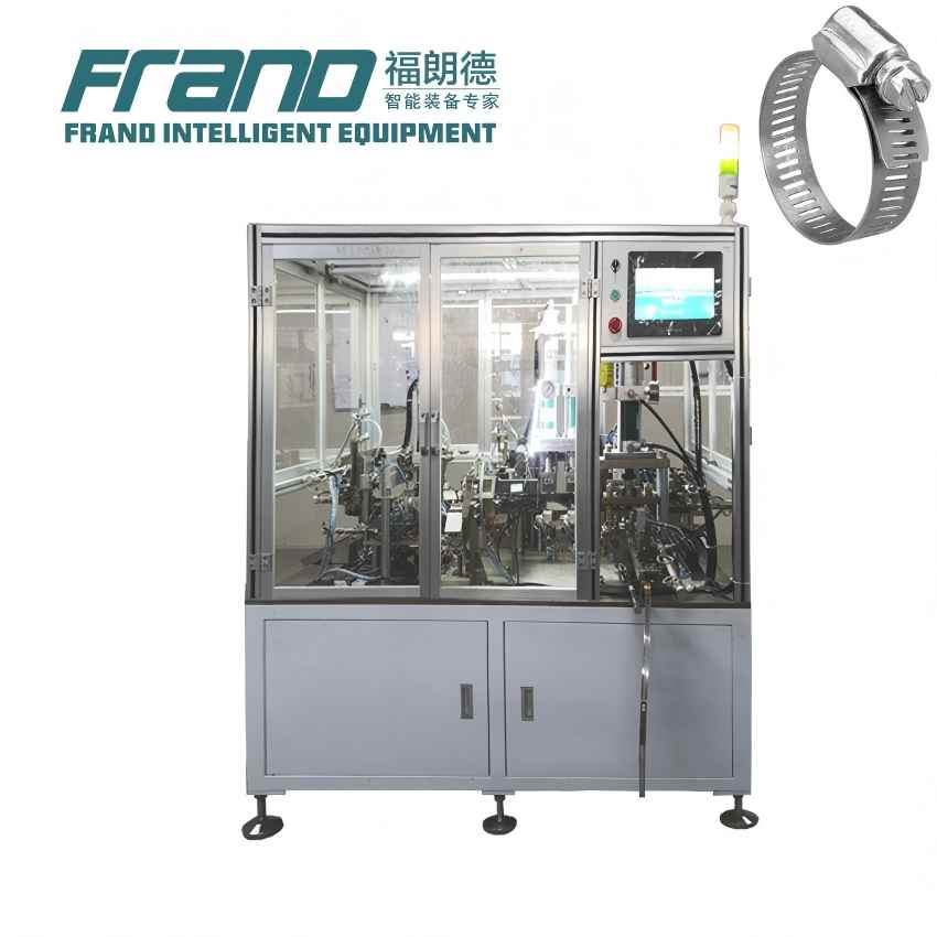 High Accuracy American Type Hose Clamp Fully Automatic Assembly Machine