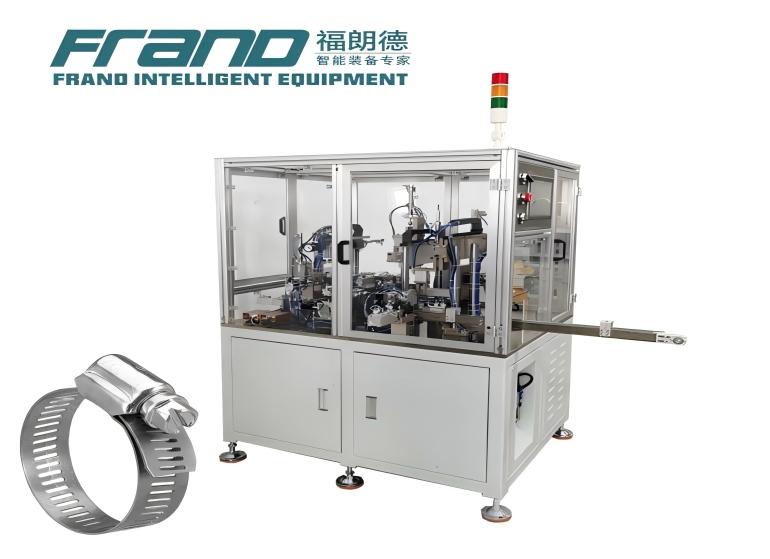 Máquina de abrazaderas para mangueras tipo americano